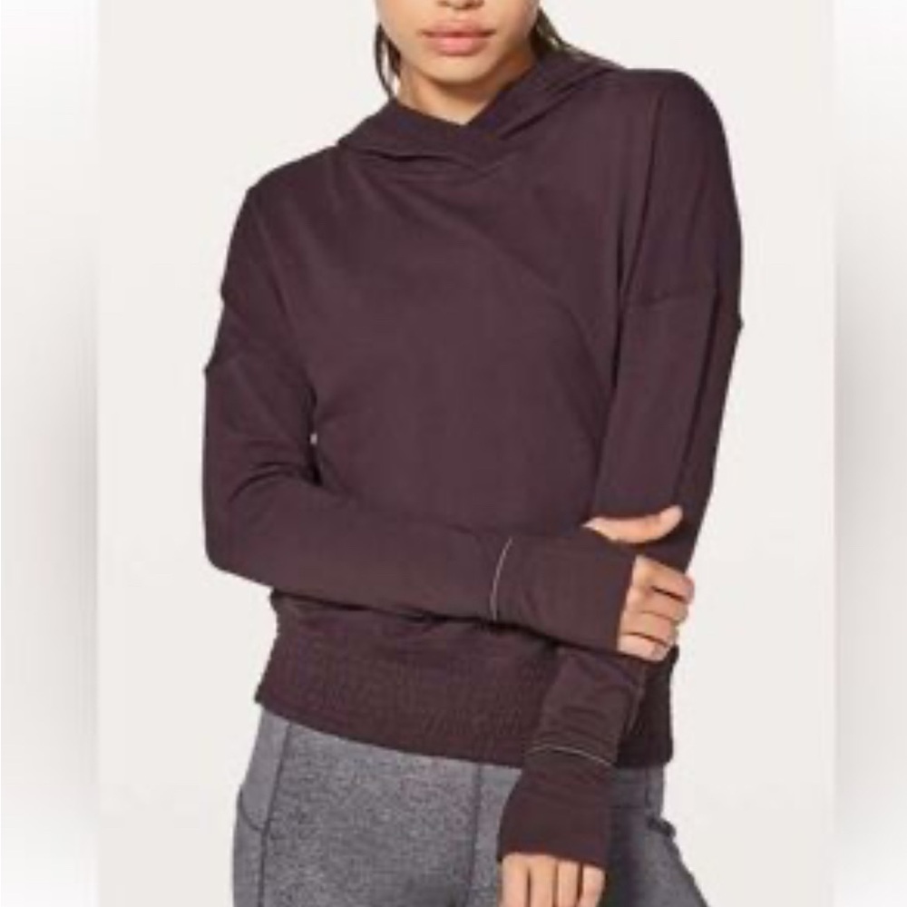 Lululemon Lead the Pack Pullover- black cherry
